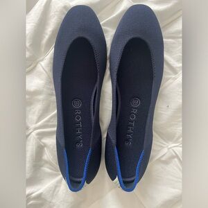 Rothy's Navy Blue Flats Ladies 11 BRAND NEW